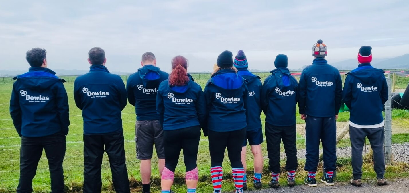 Dowlas sponsored Cheddar Rugby Coaches Kits