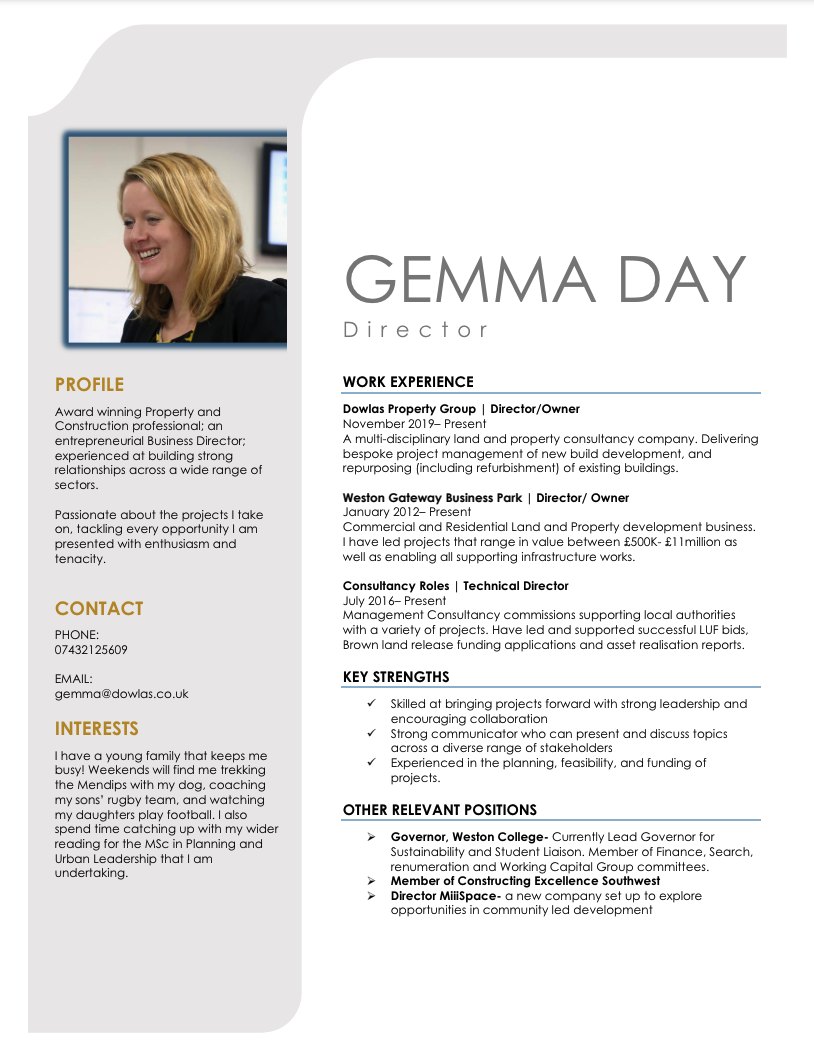 Gemma's CV